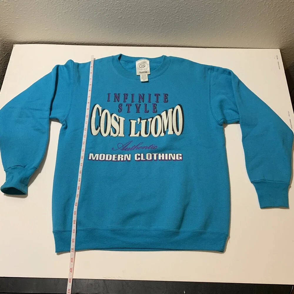 Cosi L Uomo Italy Sweatshirt Vintage 1980s United Colors Benetton Sweater USA